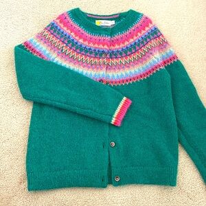 Mini Boden Girls: Fair Isle Cardigan size 9-10Y